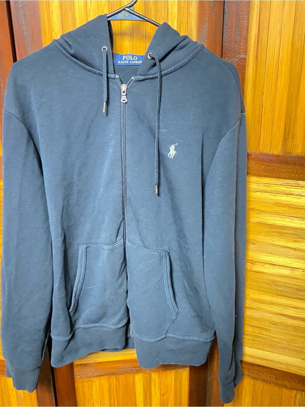 Ralph Lauren Polo Men's Navy Full-Zip Hoodie Men’s Size Large